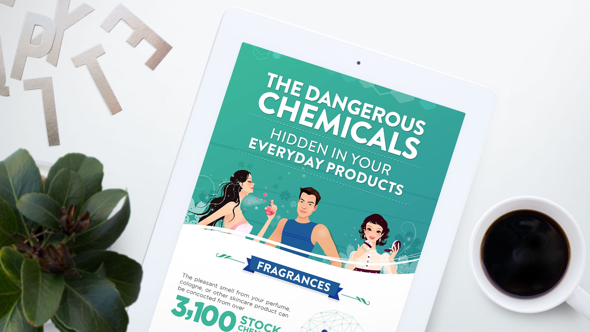 Harmful Chemicals in Health Products Infographic