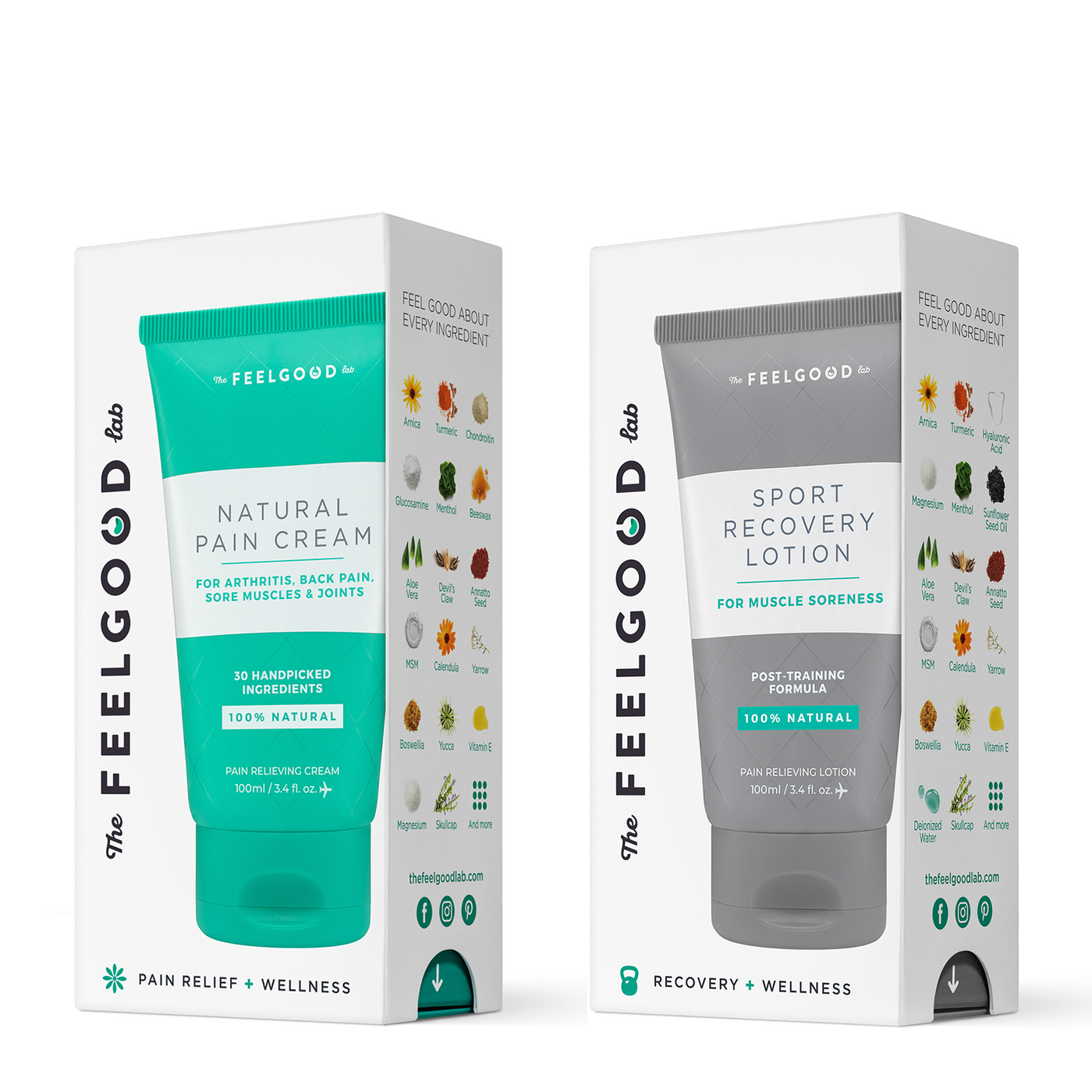 Natural Pain Relief Cream The Feel Good Lab